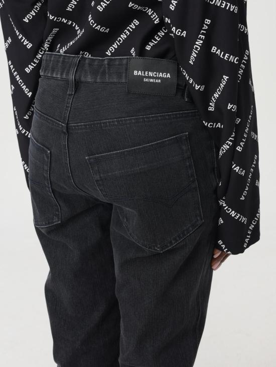 25FW 발렌시아가 데님 팬츠 777211TPW59 8195 Black - BALENCIAGA