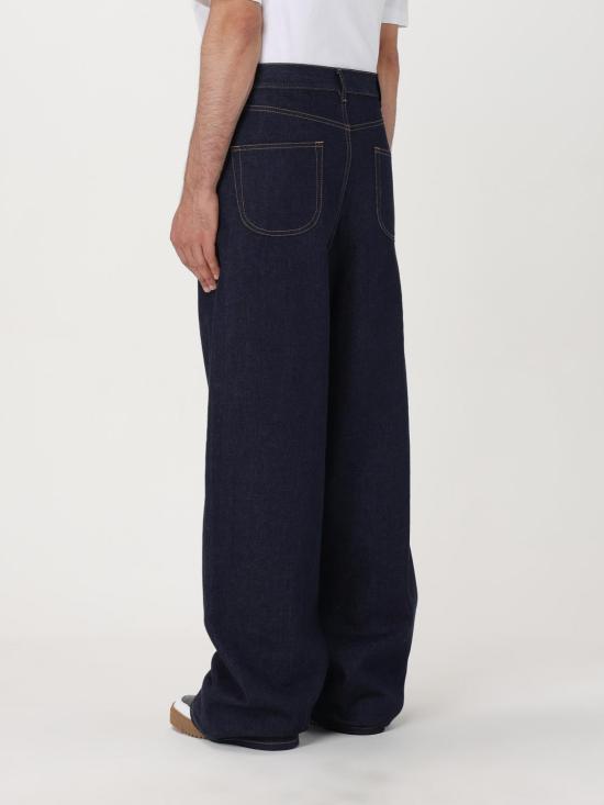 25FW 오프화이트 데님 팬츠 OMYA185S24DEN001 4522 Blue - OFF WHITE