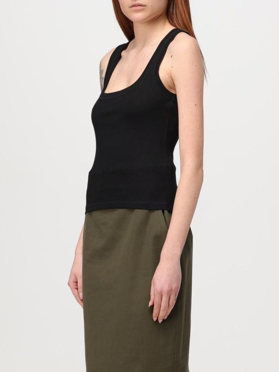 25FW 자크뮈스 민소매 티셔츠 241JS1582032 990 Black - JACQUEMUS