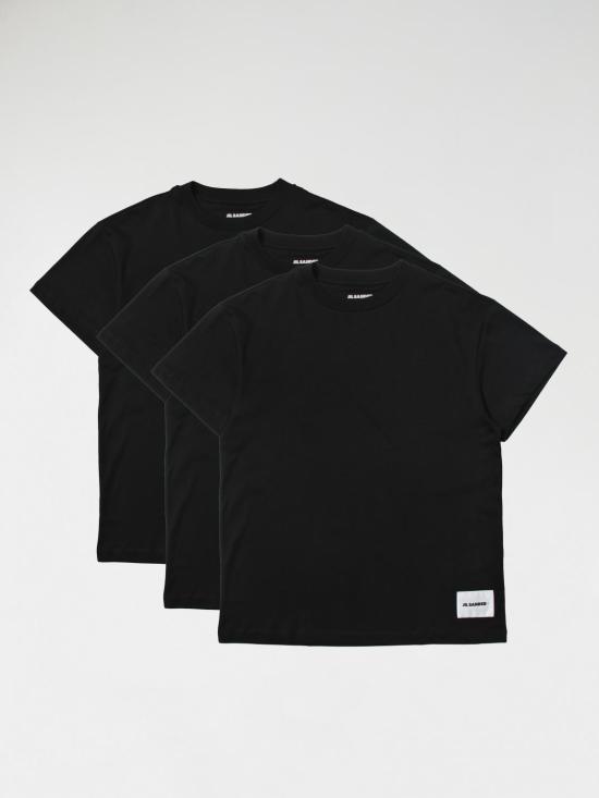 26SS 질샌더 반팔 티셔츠 J47GC0001J45048 001 Black - JIL SANDER