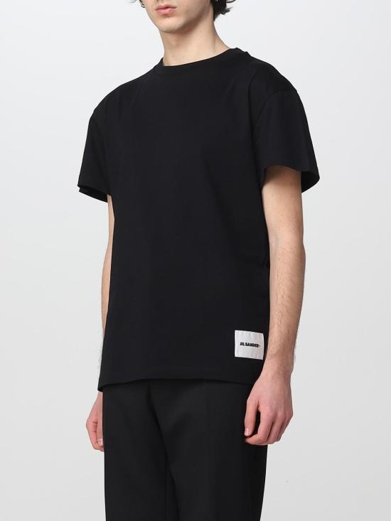 26SS 질샌더 반팔 티셔츠 J47GC0001J45048 001 Black - JIL SANDER