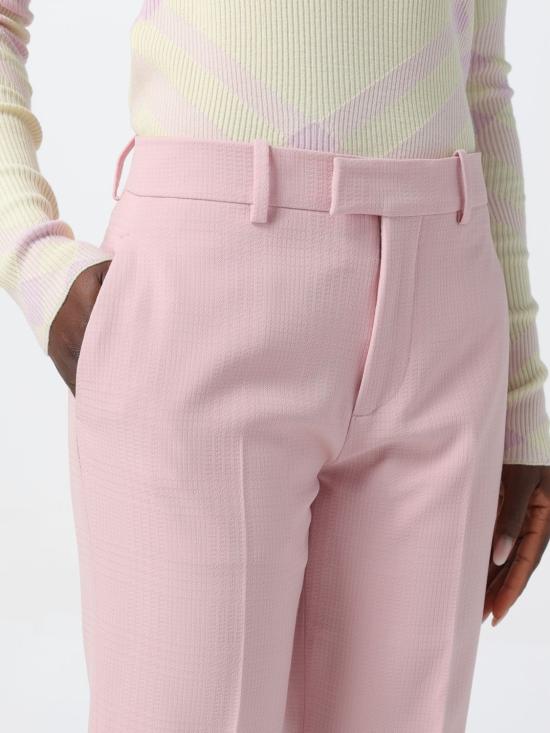 25FW 버버리 스트레이트 팬츠 8082792 Pink - BURBERRY