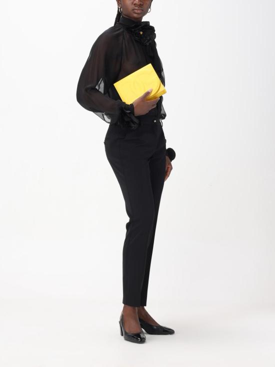 25FW 돌체앤가바나 스트레이트 팬츠 FT0CXTFUBGB N0000 Black - DOLCE & GABBANA