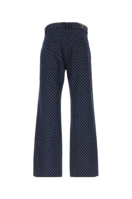  발망 데님 팬츠 BH0ML063DD80 SHZ BLUE - BALMAIN