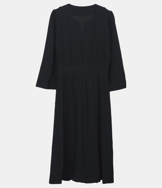  아페쎄 미디 원피스 VIAITF05904LZA LZA FAUX BLACK DOM - A.P.C.