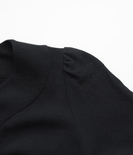  아페쎄 미디 원피스 VIAITF05904LZA LZA FAUX BLACK DOM - A.P.C.