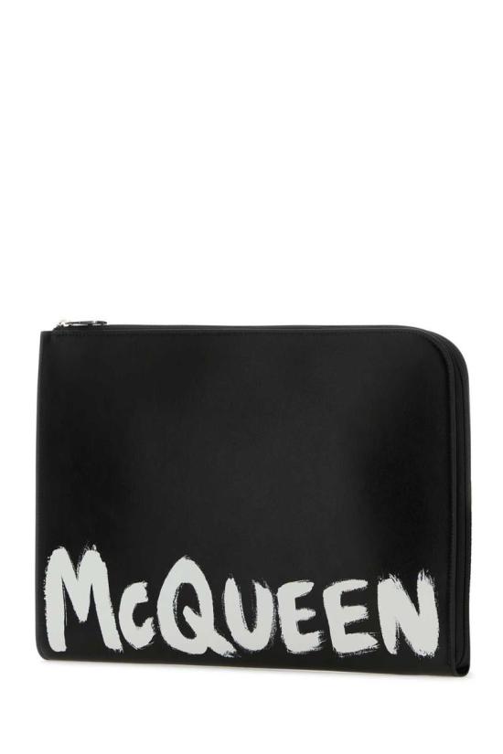  알렉산더 맥퀸 남성지갑 6094811AAMJ 1070 Black - ALEXANDER MCQUEEN