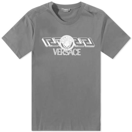  베르사체 반팔 티셔츠 1008461 1A06051 1B000 BLACK DOM