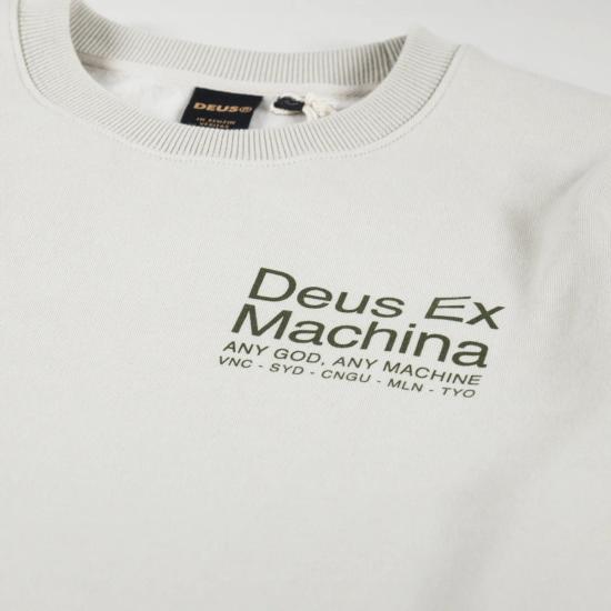  데우스 긴팔 티셔츠 DMF238991 DWH DIRTY WHITE DOM - DEUS