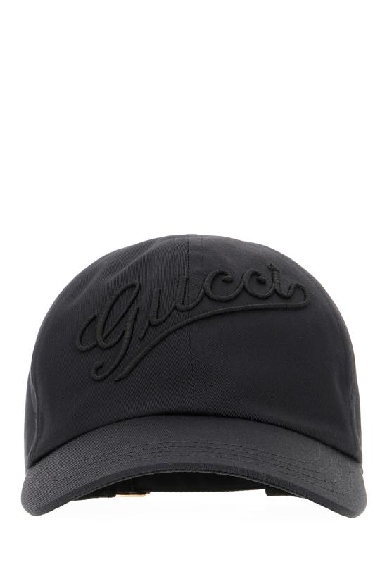  구찌 모자 7927824HBBB1000 BLACK DOM