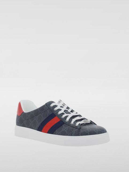 25FW 구찌 에이스 웹 스니커즈 760775FACMZ1065 BLACK DOM - GUCCI