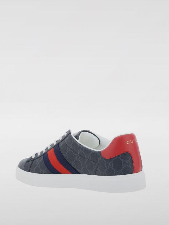 25FW 구찌 에이스 웹 스니커즈 760775FACMZ1065 BLACK DOM - GUCCI