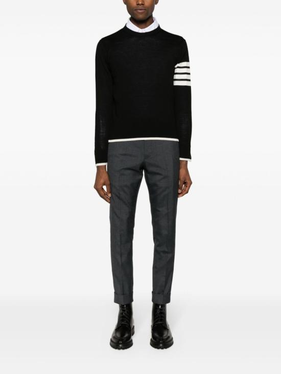  톰브라운 스웨터 MKA002D Y1014 001 BLACK DOM - THOM BROWNE