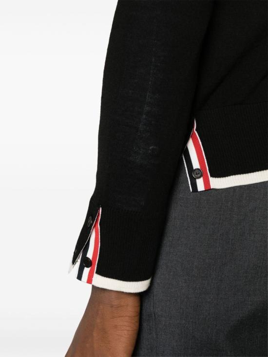  톰브라운 스웨터 MKA002D Y1014 001 BLACK DOM - THOM BROWNE