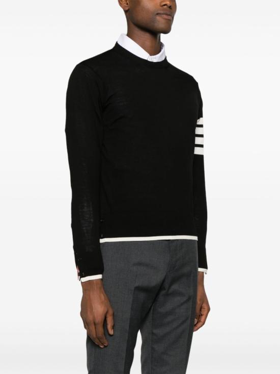  톰브라운 스웨터 MKA002D Y1014 001 BLACK DOM - THOM BROWNE