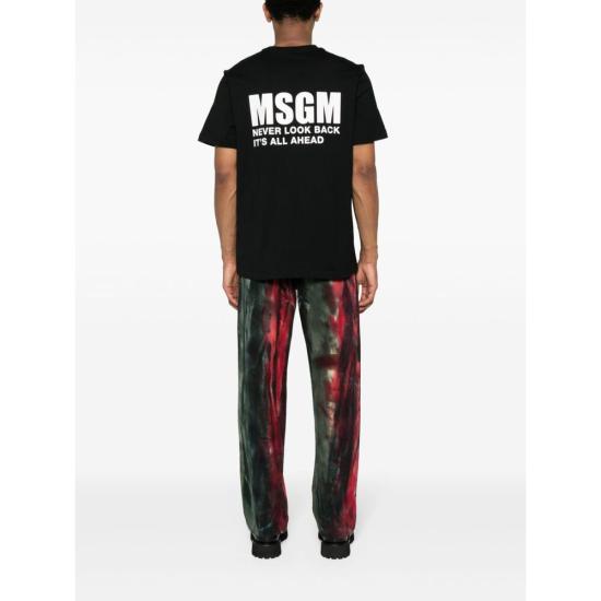  엠에스지엠 반팔 티셔츠 3640MM13024700299 BLACK DOM - MSGM