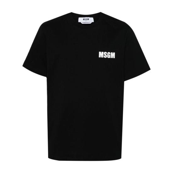  엠에스지엠 반팔 티셔츠 3640MM13024700299 BLACK DOM