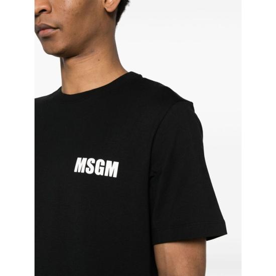  엠에스지엠 반팔 티셔츠 3640MM13024700299 BLACK DOM - MSGM