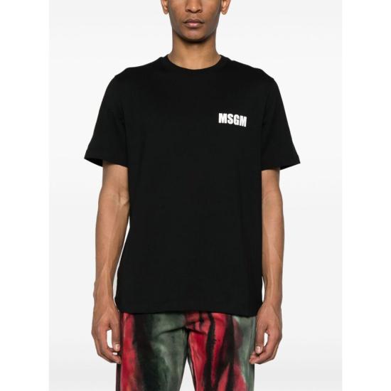  엠에스지엠 반팔 티셔츠 3640MM13024700299 BLACK DOM - MSGM