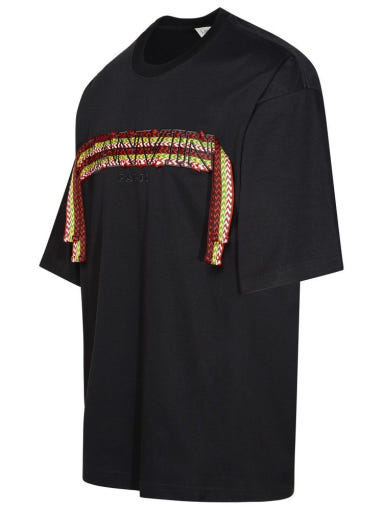  랑방 반팔 티셔츠 RMTS0026J198 10 BLACK DOM - LANVIN