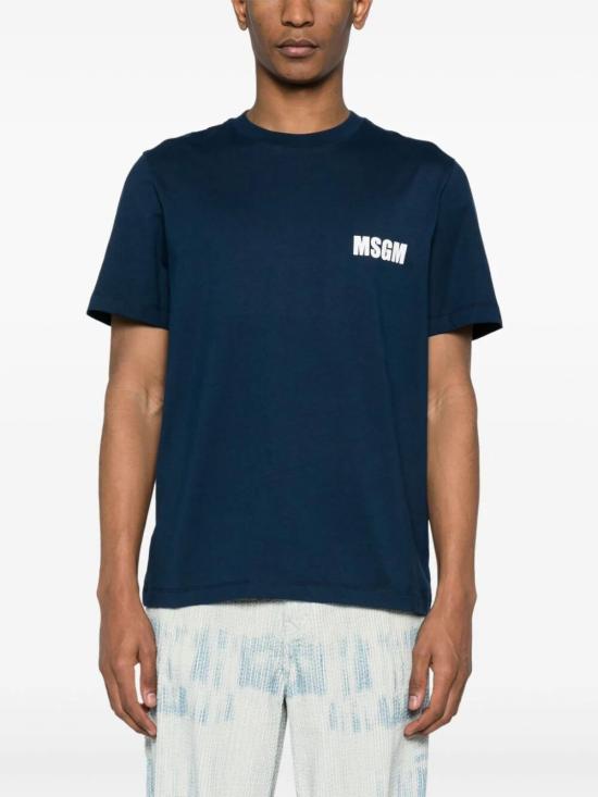  엠에스지엠 반팔 티셔츠 3640MM13024700289 NAVY DOM - MSGM