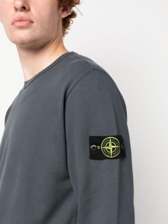  스톤 아일랜드 긴팔 티셔츠 791562420V0062 LEAD GREY DOM - STONE ISLAND