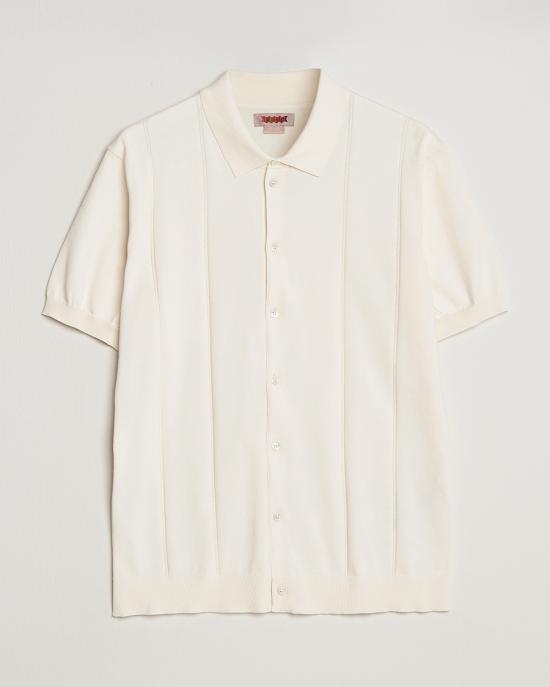  바라쿠타 HORATIO 호라티오 폴로 반소매 티셔츠 BRMAG0146BKNT1 840 IVORY DOM