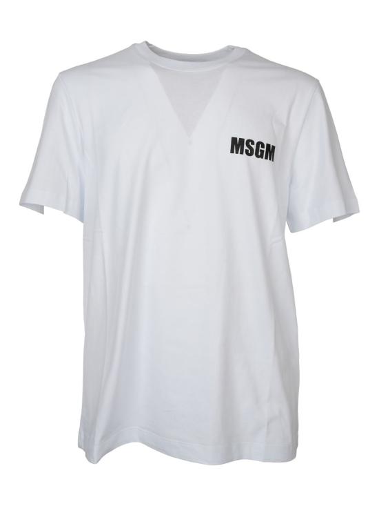 25SS 엠에스지엠 반팔 티셔츠 3440MM19623700201 WHITE DOM