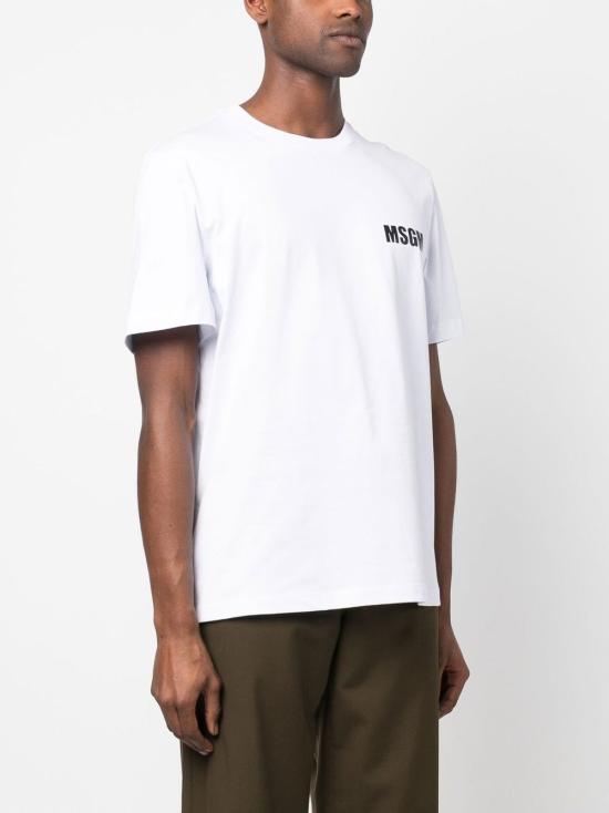 25SS 엠에스지엠 반팔 티셔츠 3440MM19623700201 WHITE DOM - MSGM