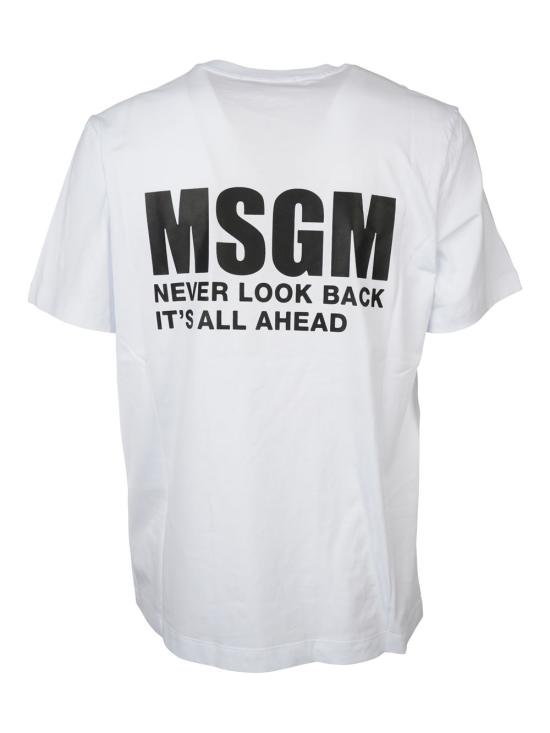 25SS 엠에스지엠 반팔 티셔츠 3440MM19623700201 WHITE DOM - MSGM