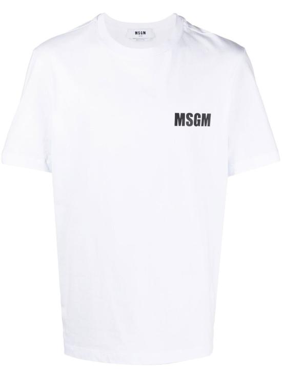 25SS 엠에스지엠 반팔 티셔츠 3440MM19623700201 WHITE DOM - MSGM