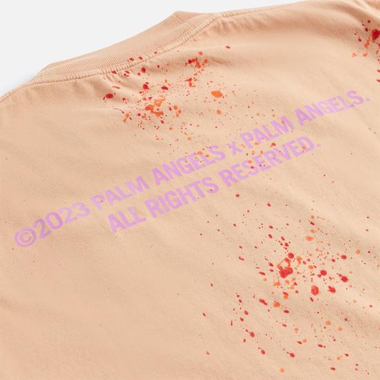  팜앤젤스 반팔 티셔츠 PMAA001S23JER0106235 DOM - PALM ANGELS