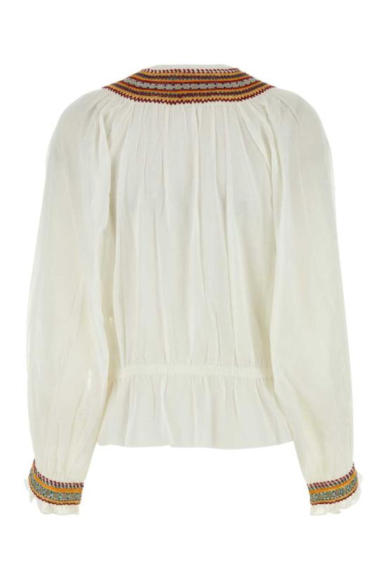  보디 블라우스 WRF23SH011 CREAMMULTI WHITE - BODE