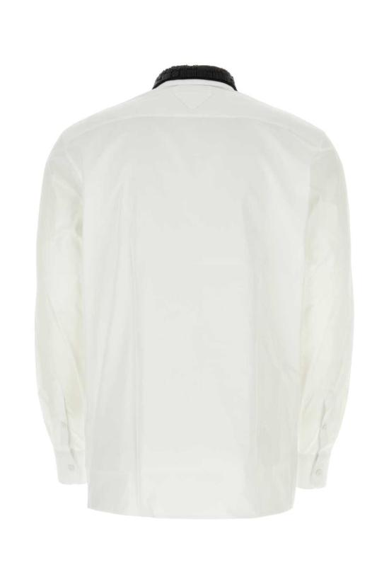  프라다 긴팔 셔츠 UCN537SOOO10IV F0964 WHITE - PRADA
