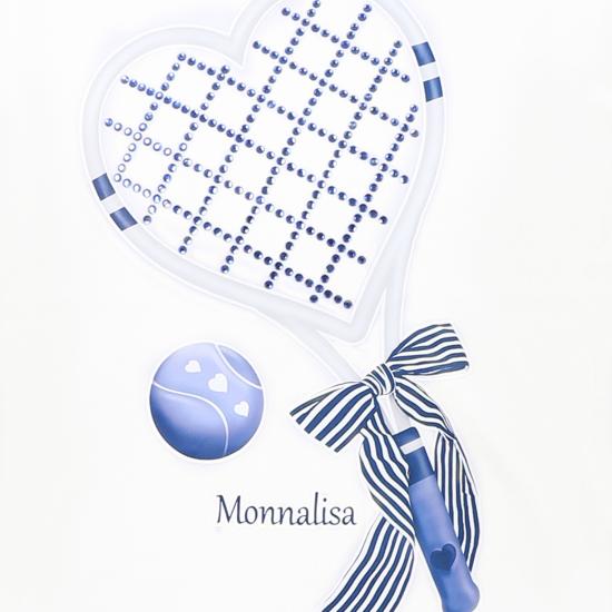 25SS [키즈] 모나리자 티셔츠 19E603 5014 9956 WHITE - MONNALISA