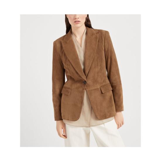 25SS 브루넬로 쿠치넬리 수트 자켓 M0PCL208X C7495 BROWN - BRUNELLO CUCINELLI