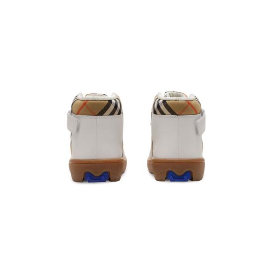 25SS [키즈] 버버리 스니커즈 8099971 K1 SHELDON B9368 WHITE NEUTRALS - BURBERRY