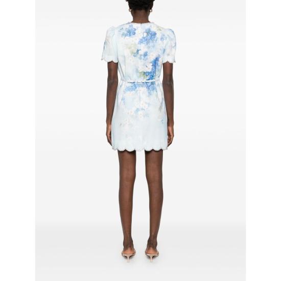 25SS 짐머만 숏 원피스 2161DR251 BLUE - ZIMMERMANN