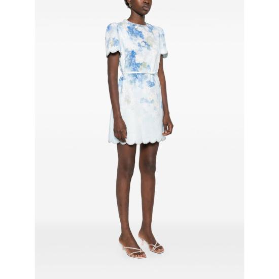 25SS 짐머만 숏 원피스 2161DR251 BLUE - ZIMMERMANN