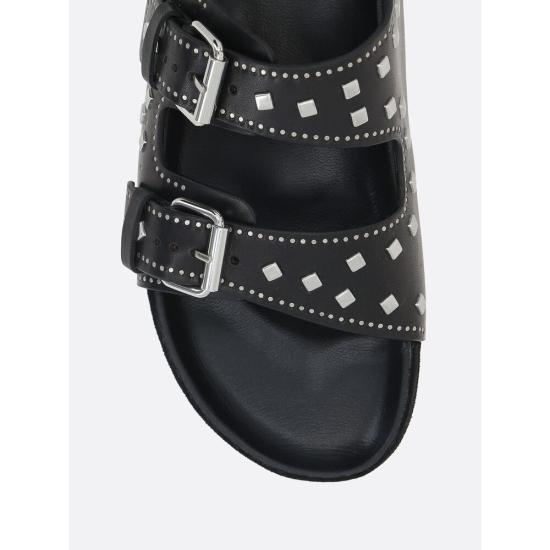 25SS 이자벨마랑 뮬/슬리퍼 C1B04S SD0118FA 01BK BLACK - ISABEL MARANT