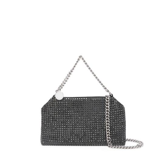 25SS 스텔라 맥카트니 숄더백 7B0101 WP0413 1000 BLACK SILVER