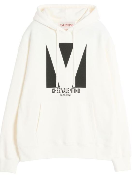 25SS 발렌티노 가라바니 긴팔 티셔츠 6V3MF28NAQA A03 Ivory