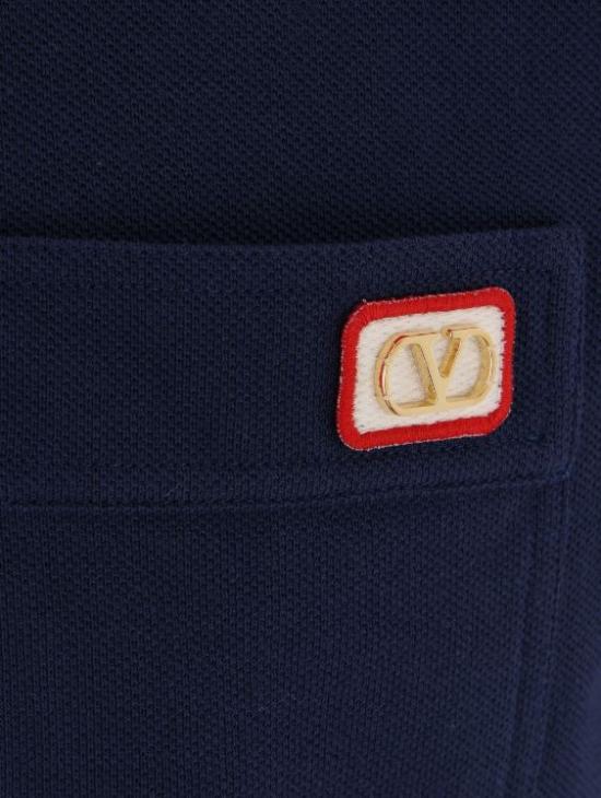 25SS 발렌티노 가라바니 폴로 티셔츠 6V3MH01KAQJ D51 Blue - VALENTINO GARAVANI