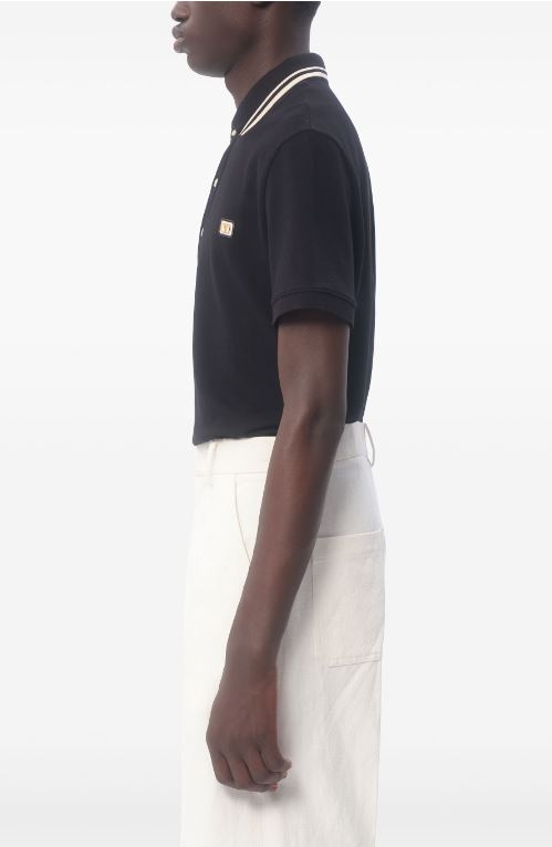 25SS 발렌티노 가라바니 폴로 티셔츠 6V3MH01KAQK 0NO Black - VALENTINO GARAVANI