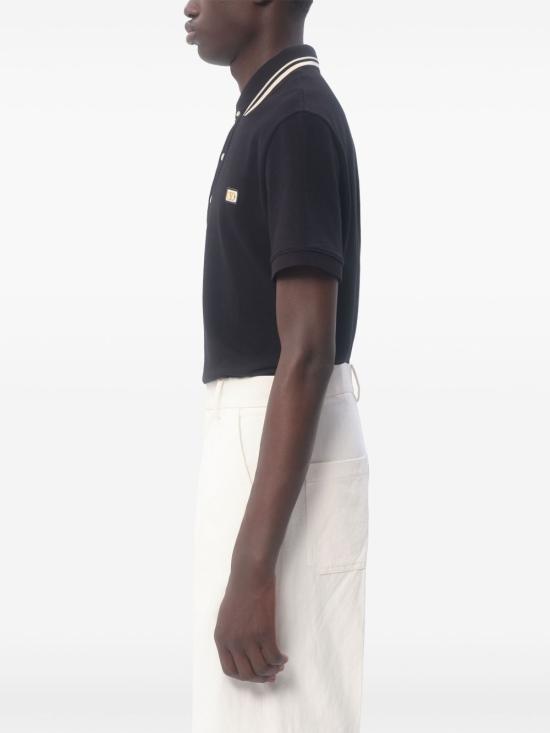 25SS 발렌티노 가라바니 폴로 티셔츠 6V3MH01KAQK 0NO Black - VALENTINO GARAVANI