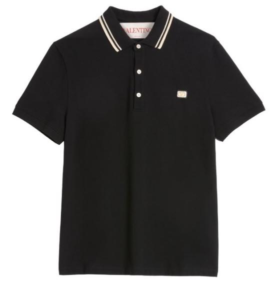 25SS 발렌티노 가라바니 폴로 티셔츠 6V3MH01KAQK 0NO Black - VALENTINO GARAVANI