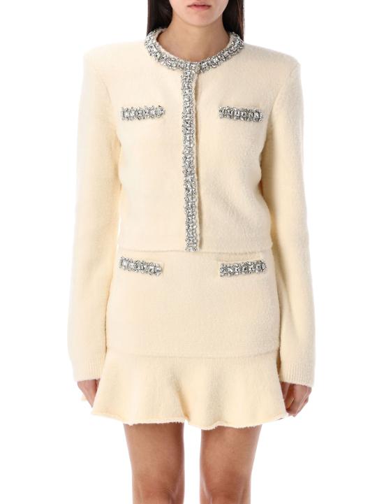 25SS 셀프 포트레이트 스웨터 RS25130CC CREAM Bianco