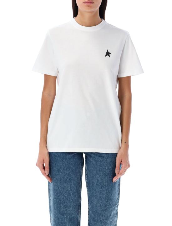 25SS 골든구스 반팔 티셔츠 GWP01220P000593 10364 Bianco - GOLDEN GOOSE