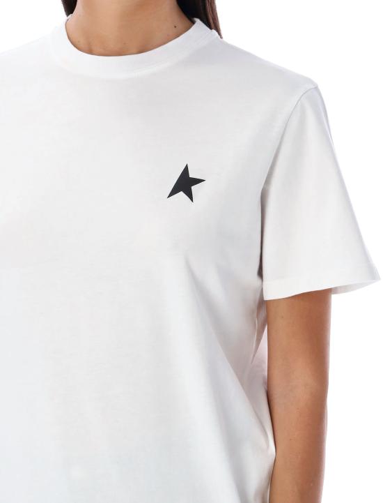 25SS 골든구스 반팔 티셔츠 GWP01220P000593 10364 Bianco - GOLDEN GOOSE