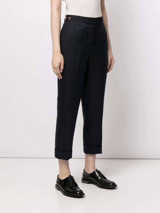  톰브라운 스트레이트 팬츠 FTC392A00626415 NAVY DOM - THOM BROWNE